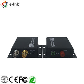 20KM Mini HDSDI To Fiber Optic Converter RS422 Loop Out Single Mode Fiber FC Connector