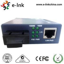 De Vezel Optische Media van Gigabit Ethernet POE Convertor voor POE IP Camera Enige Wijze
