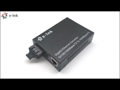 10/100/1000M Gigabit Ethernet Media Converter (externe PSU)