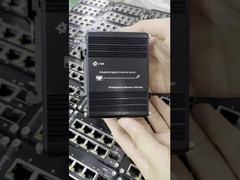 Industriële beheerde 8-poorts Gigabit PoE-switch 2 SFP 240W vermogen Brede temperatuur DIN-rail