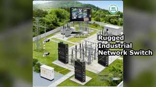 Industriële Ethernet-switch 4-poorts 100FX redundante voeding