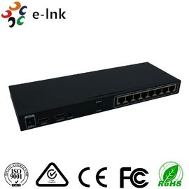 1x8 HDMI Over Fiber Optic Extender , CAT5 / 6 Extender Splitter 20-60kHz IR frequency