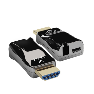 Mini HDMI Over Fiber Optic Extender 4K/60Hz HDMI2.0 Over Single Core Multimode Fiber Extender