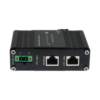 Compact 12–48V Industrial 2.5G PoE+ Injector with 60W High Power Output