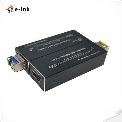 Ultra-Compact 4K HDMI Fiber Extender 80km Range USB-C Powered