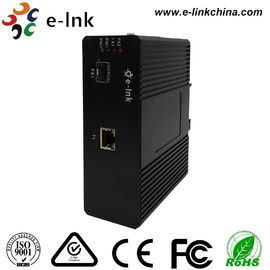 RJ45 Connector Industrial Ethernet Media Converter 10 / 100 Base -TX To 100 Base -X SFP