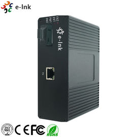 RJ45 Connector Industrial Ethernet Media Converter 10 / 100 Base -TX To 100 Base -X SFP
