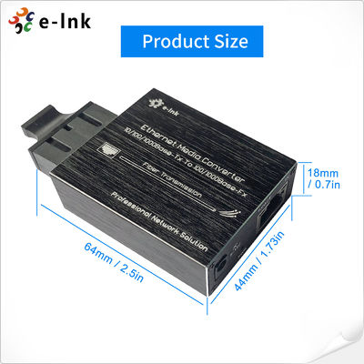 MDI 100/1000Base-Fx Fiber Ethernet Media Converter 20km