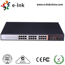 10 / 100M 2 SFP Uplink Port Ethernet-switch voor draadloze aansluitpunten 440mm X 350mm X 45mm