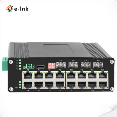 Industriële L2 Managed Geharde Ethernet Switch IEEE802.3at PoE voor Industriële Bewakingsnetwerken